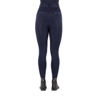 Legging d'équitation Imperial Riding Comfi Sparks hiver FullGrip femme Saphir Bleu