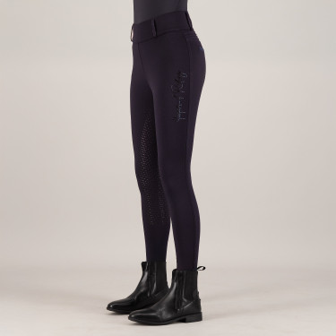 Legging d'équitation Imperial Riding Comfi Sparks hiver FullGrip femme Marine Bleu marine