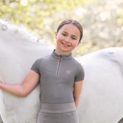 Top Imperial Riding Arly enfant Charbon de bois Gris