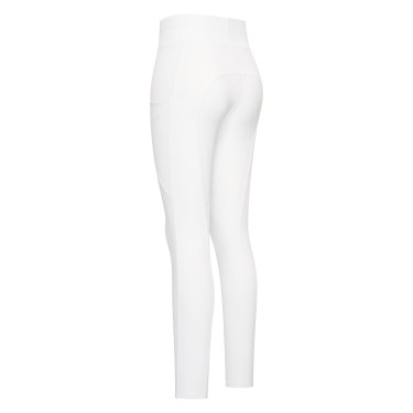 Legging d'équitation Easy Rider Dietse Performance FullGrip femme Blanc