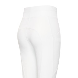 Legging d'équitation Easy Rider Dietse Performance FullGrip femme Blanc