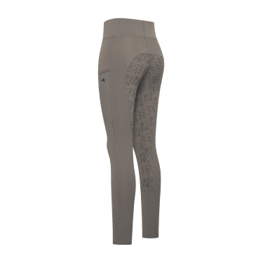 Legging d'équitation Easy Rider Dietse Performance FullGrip femme Magnet Gris