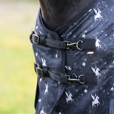 Couverture anti-mouches Imperial Riding Carlys Gris pixie dust AOP Motifs Couverture anti-mouches Imperial Riding Carlys Gris pixie dust AOP Motifs