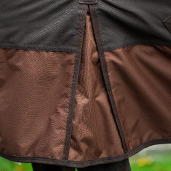 Couverture d'extérieur Imperial Riding Customized 400g avec cou Marron foncé / marron clair Couverture d'extérieur Imperial Riding Customized 400g avec cou Marron foncé / marron clair