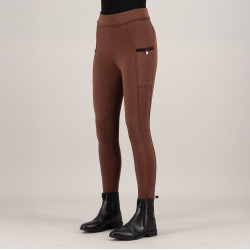 Legging d'équitation Imperial Riding Teddy FullGrip femme Bronze Marron