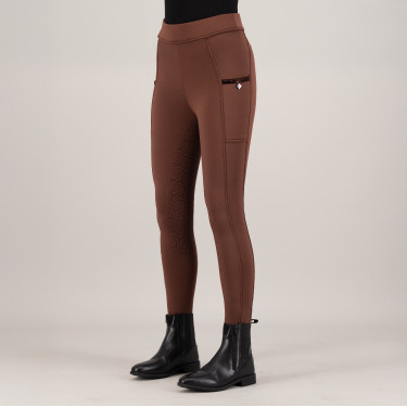 Legging d'équitation Imperial Riding Teddy FullGrip femme Bronze Marron