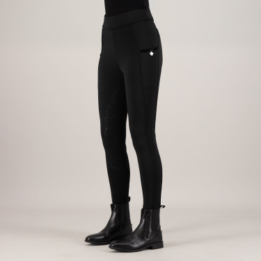 Legging d'équitation Imperial Riding Teddy FullGrip femme Noir