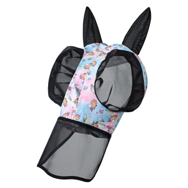 Masque anti-mouches avec nez Imperial Riding Trail ride Licorne Motifs Masque anti-mouches avec nez Imperial Riding Trail ride Licorne Motifs