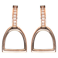 Boucles d'oreilles étrier HV Polo Lotta femme Rose gold