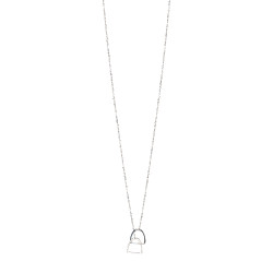 Collier étrier HV Polo Lotta argent femme
