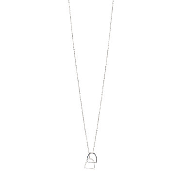 Collier étrier HV Polo Lotta argent femme