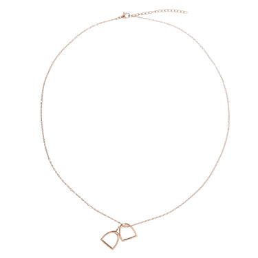 Collier étrier HV Polo Lotta femme Rose gold
