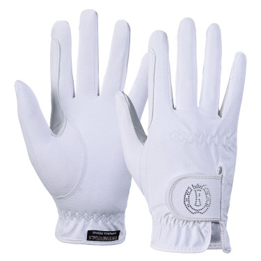 Gants Crystal Imperial Riding Essentials Blanc Gants Crystal Imperial Riding Essentials Blanc