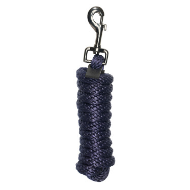Longe d'attache HV Polo Sacha mousqueton classique Marine Bleu marine
