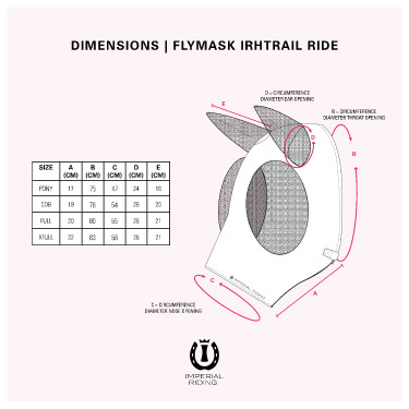 Masque anti-mouches Imperial Riding Trail ride basic