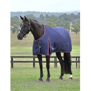 Couverture ComFiTec Essential Turnout Weatherbeeta 0g Marine / bordeaux Bleu