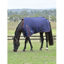 Couverture ComFiTec Essential Turnout Weatherbeeta 0g Marine / bordeaux Bleu