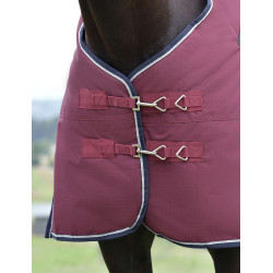 Couverture ComFiTec Essential Turnout Weatherbeeta 50g Bordeaux / marine
