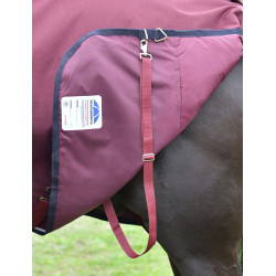 Couverture ComFiTec Essential Turnout Weatherbeeta 50g combo Bordeaux / marine