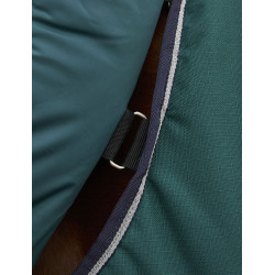 Couverture ComFiTec Plus Dynamic Turnout Weatherbeeta 100g cou détachable Vert forêt / marine