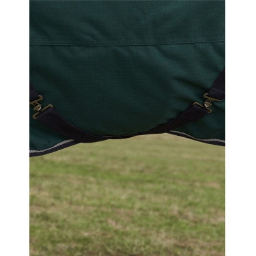 Couverture ComFiTec Plus Dynamic Turnout Weatherbeeta 100g cou détachable Vert forêt / marine