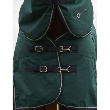 Couverture ComFiTec Plus Dynamic Turnout Weatherbeeta 100g cou détachable Vert forêt / marine