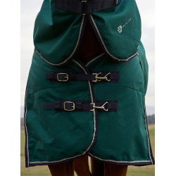 Couverture ComFiTec Plus Dynamic Weatherbeeta 0g cou détachable Vert forêt / marine