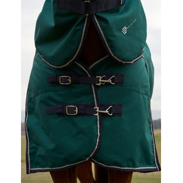 Couverture ComFiTec Plus Dynamic Weatherbeeta 0g cou détachable Vert forêt / marine