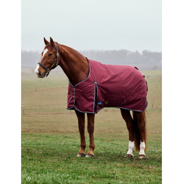 Couverture ComFiTec Prelim Turnout Weatherbeeta 0g Bordeaux / marine