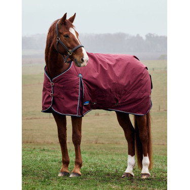 Couverture ComFiTec Prelim Turnout Weatherbeeta 0g Bordeaux / marine