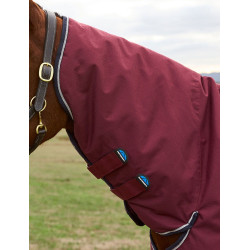 Couverture ComFiTec Prelim Turnout Weatherbeeta Combo 0g Bordeaux / marine