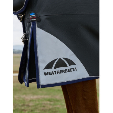 Couverture ComFiTec Ultra Turnout Weatherbeeta cou détachable 100 g Noir