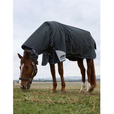 Couverture ComFiTec Ultra Turnout Weatherbeeta cou détachable 100 g Noir