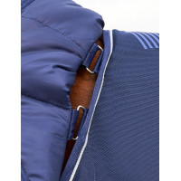 Couverture ComFiTec Ultra Turnout Weatherbeeta cou détachable 100 g Marine Bleu marine