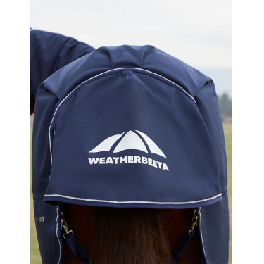 Couverture ComFiTec Ultra Turnout Weatherbeeta cou détachable 100 g Marine Bleu marine