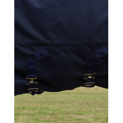 Couverture ComFiTec Ultra Turnout Weatherbeeta cou détachable 100 g Marine Bleu marine