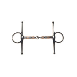 Mors Korsteel en acier inoxydable à rouleaux en cuivre et en acier à joues pleines