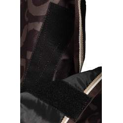 Couverture d'extérieur légère Glasgow avec couvre-encolure Horze Prune au chocolat Couverture d'extérieur légère Glasgow avec couvre-encolure Horze Prune au chocolat