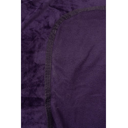 Couverture polaire Lincoln avec tour d'encolure en fourrure Horze Morelle noire Couverture polaire Lincoln avec tour d'encolure en fourrure Horze Morelle noire