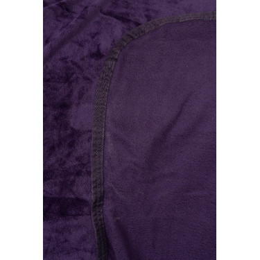 Couverture polaire Lincoln avec tour d'encolure en fourrure Horze Morelle noire Couverture polaire Lincoln avec tour d'encolure en fourrure Horze Morelle noire