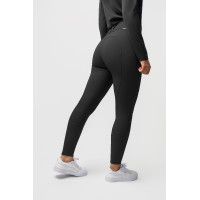 Pantalon d'équitation thermique Horze Grand Prix Pro grip intégral femme Noir