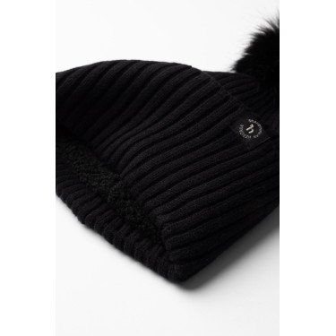 Bonnet tricoté Horze Nele Noir Bonnet tricoté Horze Nele Noir