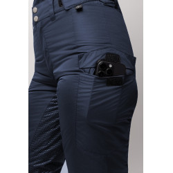 Pantalon full grip femme Horze Annica Myrtille Gris