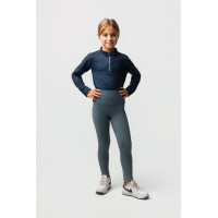 Legging thermique grip intégral enfants Horze Gillian Gris orage Legging thermique grip intégral enfants Horze Gillian Gris orage