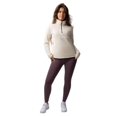 Pull en polaire anorak femme Horze Frieda Bleu jet strem