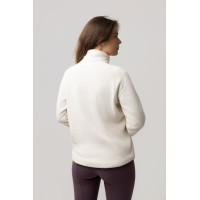 Pull en polaire anorak femme Horze Frieda Morelle noire