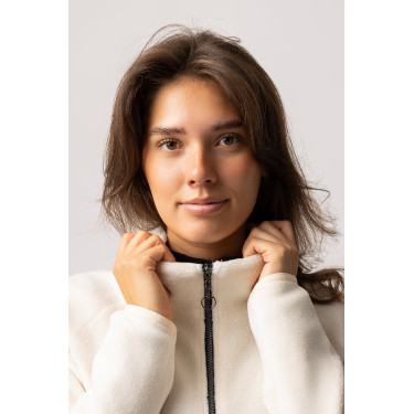 Pull en polaire anorak femme Horze Frieda Bleu jet strem