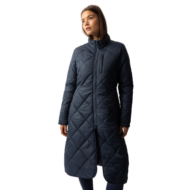 Sous veste longue pour imperméable Horze Hazel Marine titan Bleu marine