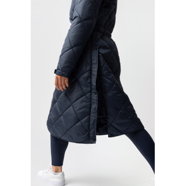 Sous veste longue pour imperméable Horze Hazel Marine titan Bleu marine