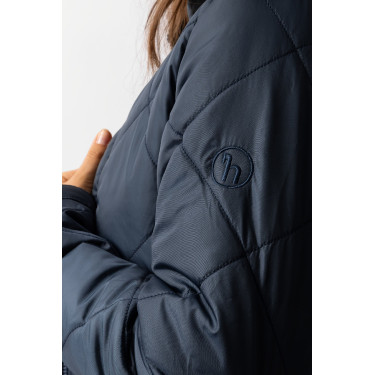 Sous veste longue pour imperméable Horze Hazel Marine titan Bleu marine